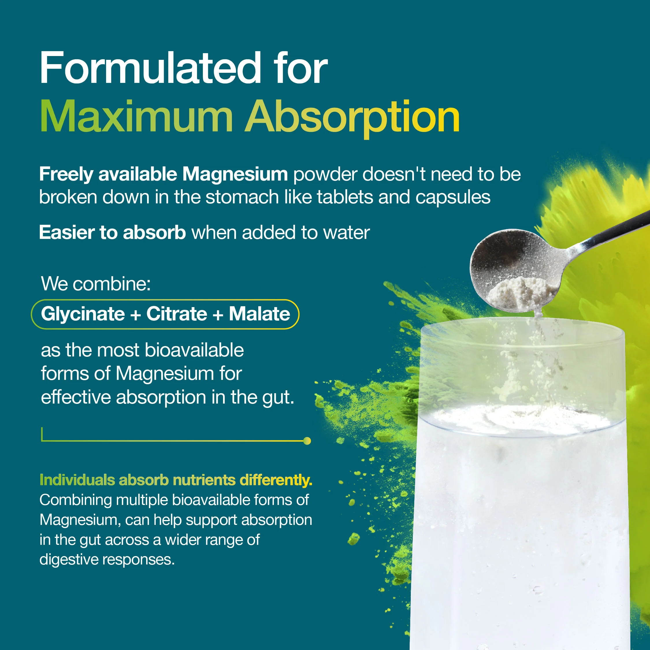 Magnesium Max 3-in-1 Powder - Lemon & Lime Flavour - Image 4